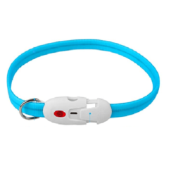 collar LED azul