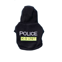 SUDADERA NEGRA POLICE chihuahua